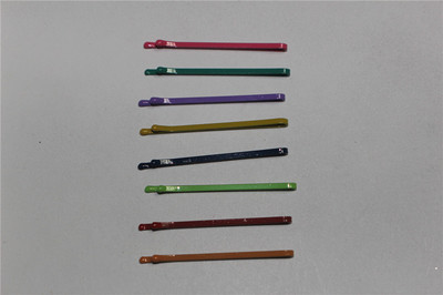 盘发夹与烤漆彩色一字夹 时尚发饰中的五金魅力